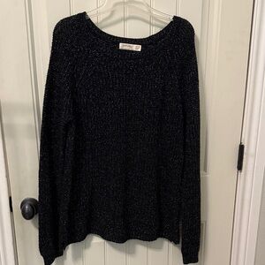 Faded Glory Black Crew Neck Sweater